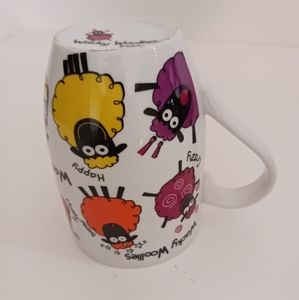 Wacky woolies 12 oz coffee cup Ireland no chips no stains no cracks good conditi